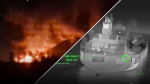 O Estado-Maior da Ucrânia relata ataques a dois petroleiros russos, navio patrulha e refinaria de petróleo em Yaroslavl item-thumbnail